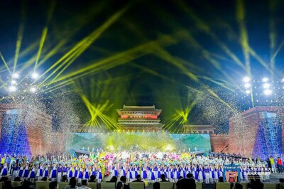 图为山西省第九次旅游发展大会开幕式