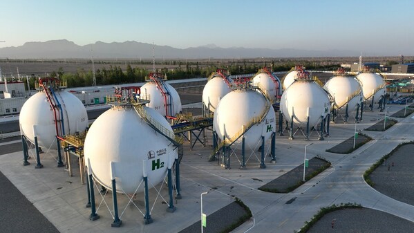 Projek Perintis Hidrogen Hijau Kuqa Xinjiang Sinopec Mula Beroperasi, Menerajui Pembangunan Hidrogen Hijau China