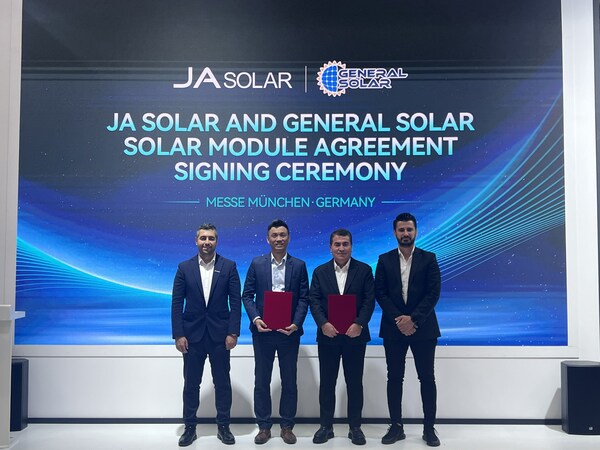 JA Solar Signs a Solar Module Agreement with General Solar
