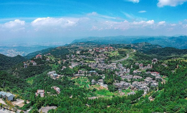 An aerial view of Kuliang. (Photo by Lin Shuangwei)