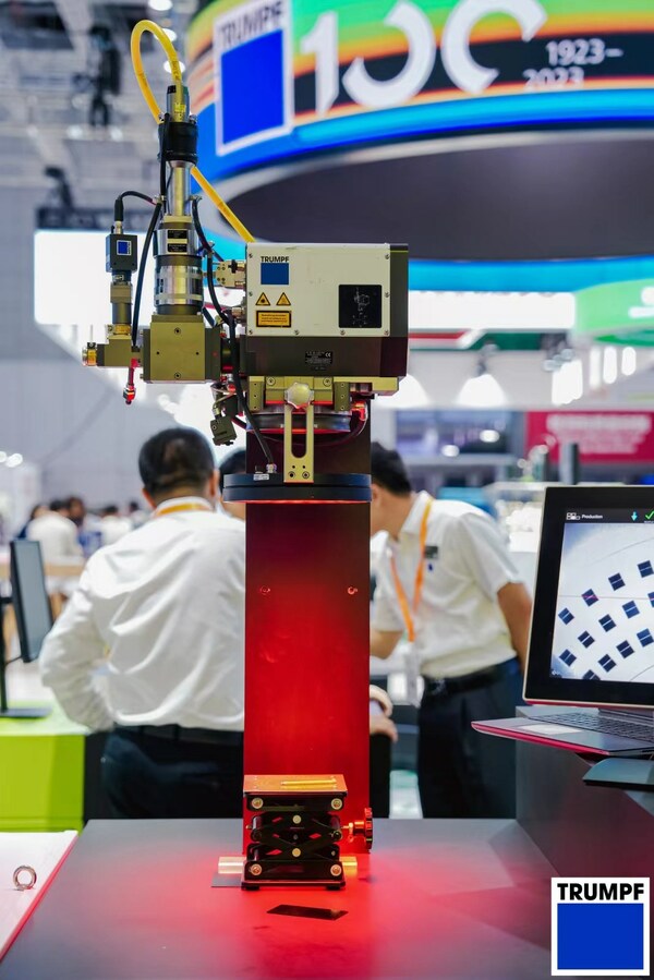 通快首次向中国市场展示人工智能AI如何推动激光焊接