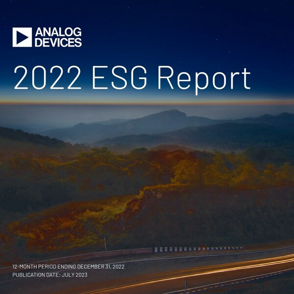 ADI發表《2022年環境、社會責任和公司治理報告》