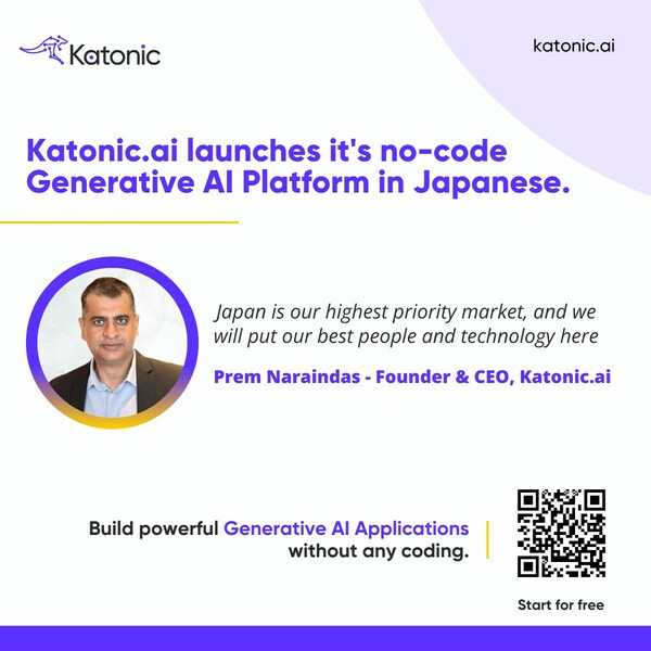 Katonic.aiは、日本のビジネスが生成AIのパワーを十分に、かつ安全に発揮できるよう、サポートいたします。