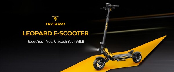 ausom_leopard_electric_scooter_new_release_banner