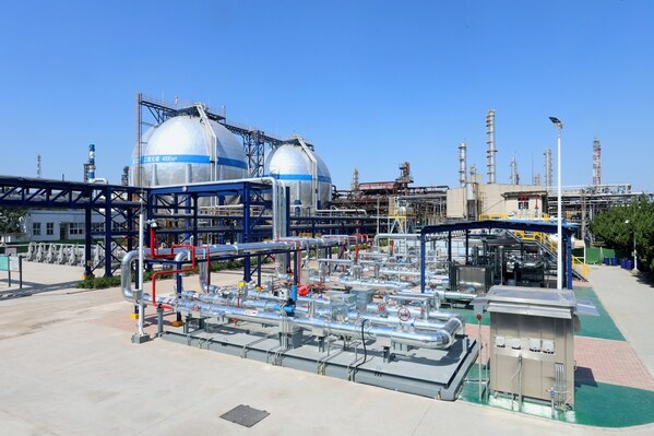 중국 최초의 백만 톤 CCUS 프로젝트인 Qilu Petrochemical-Shengli 유전 CCUS 시범 프로젝트 이산화탄소 전송 파이프라인
