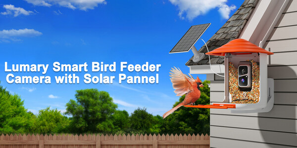 Lumary Smart Bird Feeder Camera with Solar Panel: Redefining Birdwatching with AIOT and Night Vision