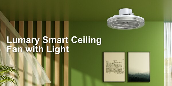 Lumary New Arrival Smart Ceiling Fan with Light