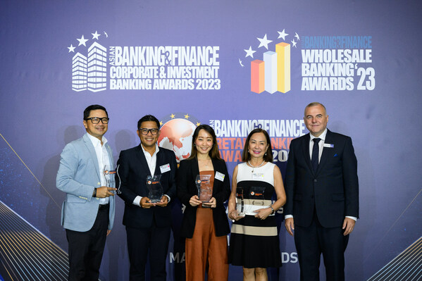UnionBank Wins 5 Titles at the Asian Banking & Finance Awards 2023–Named Domestic Retail Bank of the Year