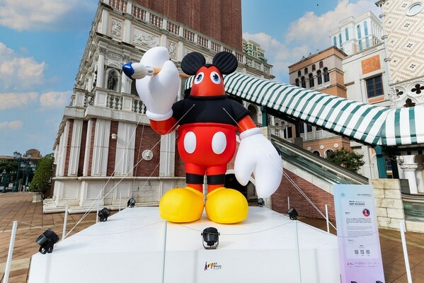 Sands China's colourful pop art exhibition for Art Macao, ‘Meet the Magic: In celebration of Disney 100 by Philip Colbert and Jason Naylor’ is now open for public viewing at The Venetian Macao, The Londoner Macao and Le Jardin.