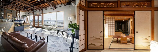 （左：镰仓海滨旅馆；右：京都京町屋）