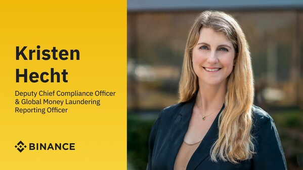 Kristen Hecht, Deputy Chief Compliance Officer (CCO) and Global Money Laundering Reporting Officer (GMLRO) at Binance