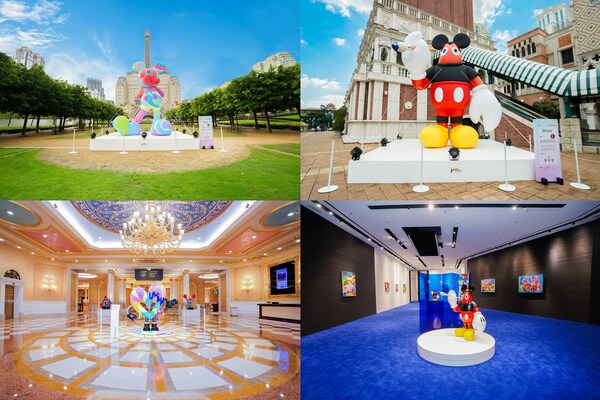 The colourful pop art exhibition for Art Macao, ‘Meet the Magic: In celebration of Disney 100 by Philip Colbert and Jason Naylor’ is now open for public viewing at The Venetian Macao, ASCE at The Londoner Macao and Le Jardin