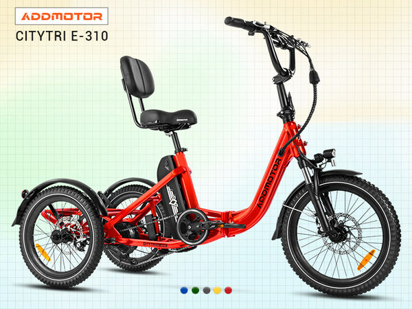 Introducing Addmotor CITYTRI E-310 – a HIGH-SPEC Electric Trike