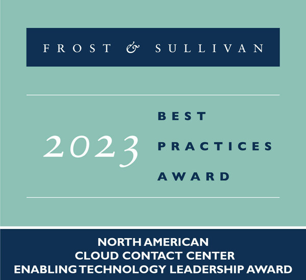 Five9 Awarded by Frost & Sullivan for Empowering Exceptional Customer and Agent Experiences through its VoiceStream APIs