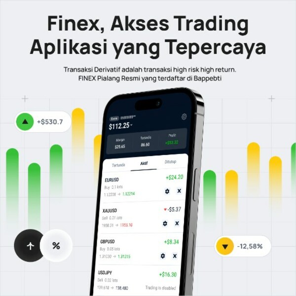 Kini, trader Finex dapat mengakses pasar finansial di mana saja dan kapan saja, sehingga kesempatan untuk meraih keuntungan dapat dimanfaatkan secara optimal