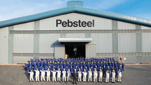Pebsteel เป็นผู้นำในอุตสาหกรรมโครงสร้างเหล็กสำเร็จรูปอย่างต่อเนื่อง