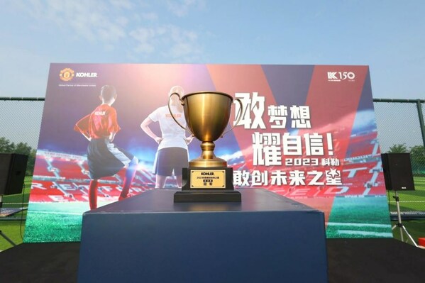 来自全国各地的足球少年们奔赴北京，向【2023科勒敢创未来之星】冠军发起冲击