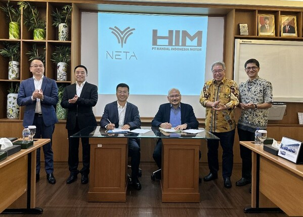 NETA Auto signed a MOU with Indonesian partner PT Handal Indonesia Motor
