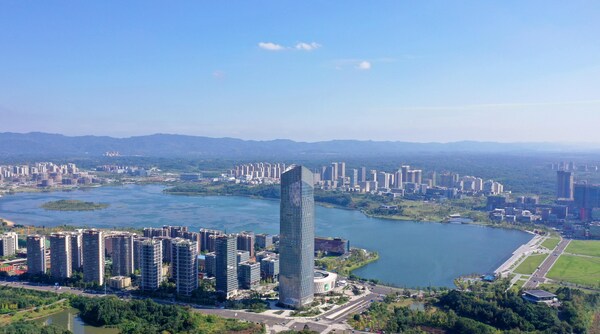 A view of Sichuan Tianfu New Area