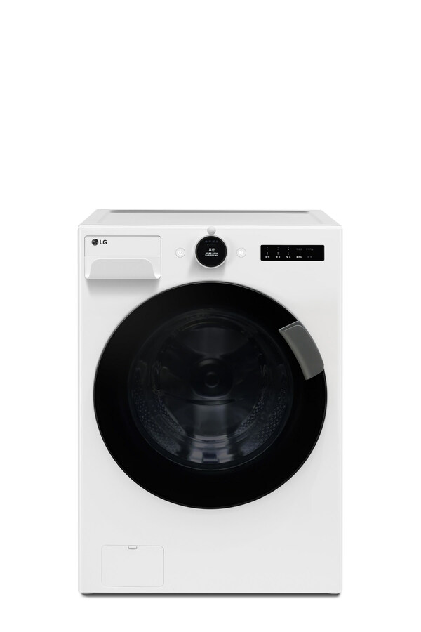 LG Front load washer with Universal UP Kit for enhanced usability and accessibility