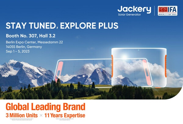 Jackery to Unveil Latest Flagship Product at IFA Berlin 2023, Embracing More Freedom and Energy Independence