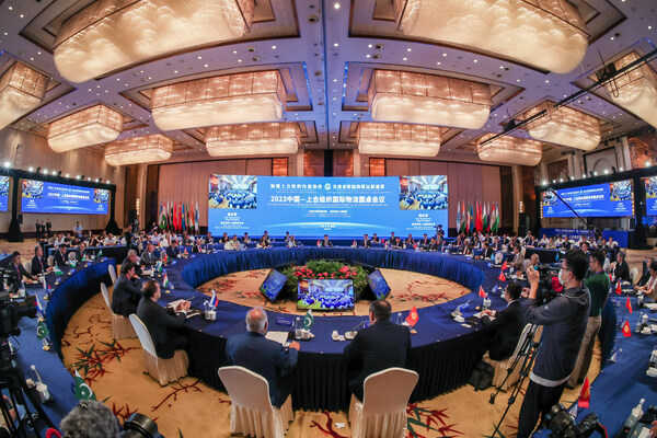 Xinhua Silk Road: การประชุมโต๊ะกลมโลจิสติกส์ระหว่างประเทศ จีน-องค์การความร่วมมือเซี่ยงไฮ้ ประจำปี 2566 จัดขึ้นที่เมืองเหลียนอวิ๋นกั่ง มุ่งส่งเสริมการเชื่อมโลจิสติกส์ระหว่างประเทศสมาชิก