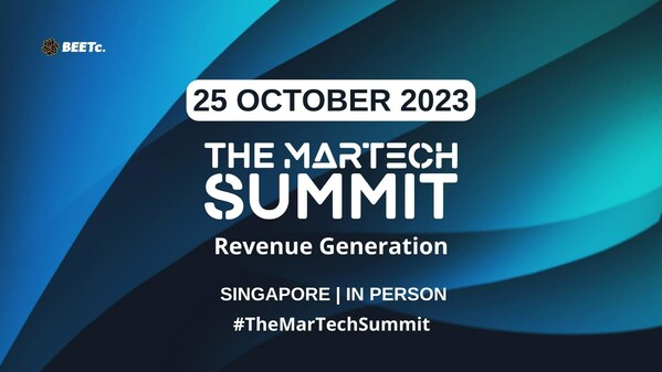 Join The MarTech Summit Singapore Revenue Generation on 25 October 2023