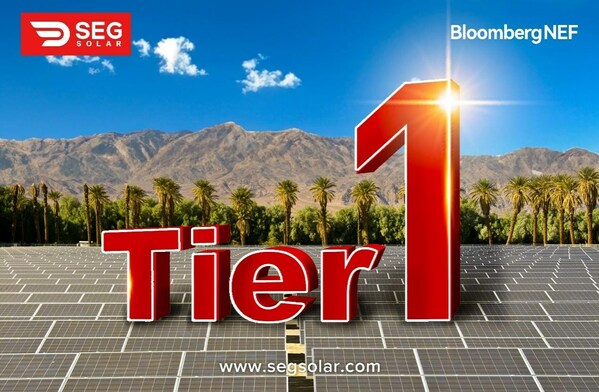 新华丝路：Tier 1 - SEG Solar 荣登全球一级光伏组件制造商榜单