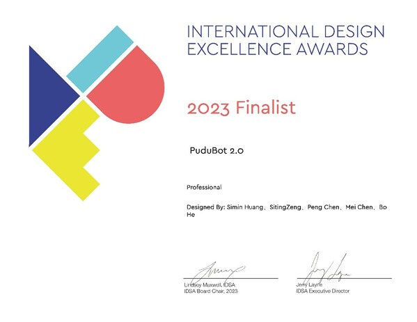 Pudu Robotics Wins Featured Finalist at IDEA Award 2023