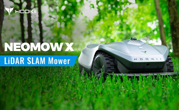 HOOKII Neomow X LiDAR SLAM Mower empowers real-time 3D mapping of the environment. This cutting-edge wireless robot lawn mower guarantees unparalleled precision and reliability in the realm of lawn maintenance.