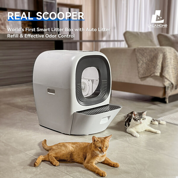 Revolutionizing Pet Care: The World's First Automatic Litter Refilling Smart Litter Box - LALAHOME Real Scooper