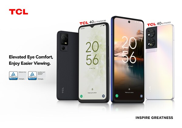 TCL Launches World's First Smartphones Featuring NXTPAPER Technology
