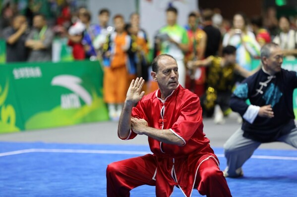 Athletes are competing at the 9th World Kungfu Championships on August 25th.