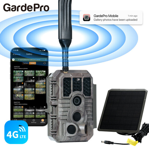GardePro Revolutionizes Wildlife Monitoring with the Launch of X60P Max Cellular Trail Camera Equipped with Rechargeable Battery and Solar Panel
