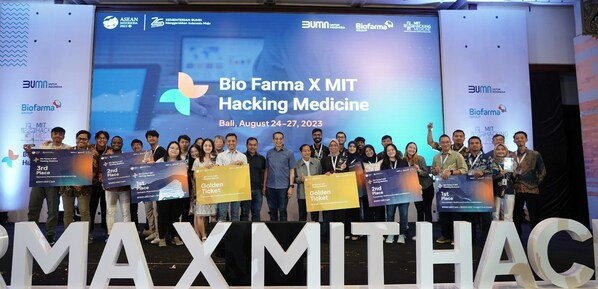 Bali (30/08) - Winning Teams and Outstanding Participants Shine at Bio Farma x MIT Hacking Medicine Hackathon