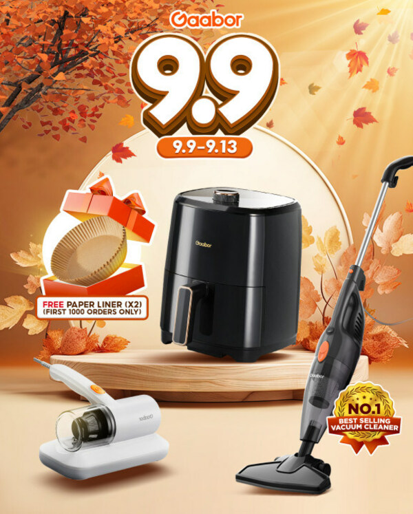 Gaabor Launches Spectacular 9.9 Promotion This September in the Philippines
