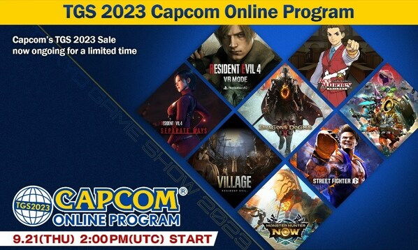 Chương trình trực tuyến Capcom trong khuôn khổ Tokyo Game Show 2023 sẽ phát sóng vào ngày 21/9, giới thiệu thông tin cập nhật về các tựa game mới sắp ra mắt