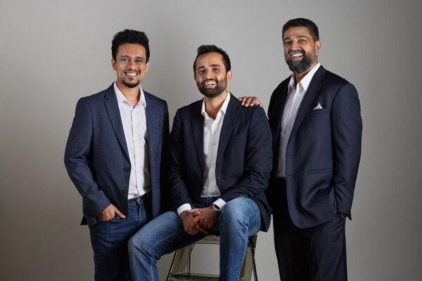 Multiplier's Co-founders | Vamsi Krishna, Chief Product Officer, Sagar Khatri, CEO & Amritpal Singh, President of Field Operations