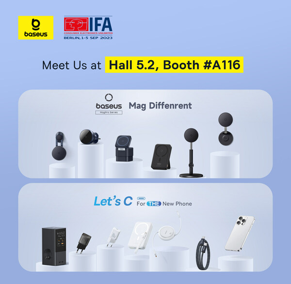 Baseus at IFA Berlin 2023 with the Latest Products