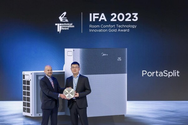 Midea's PortaSplit Receives Prestigious Award at IFA, Showcasing Innovation and User-Centric Approach