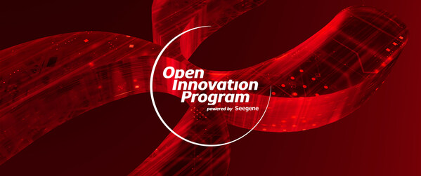 A screen capture of 'Open Innovation Program powered by Seegene' website, conducted by Seegene and Springer Nature