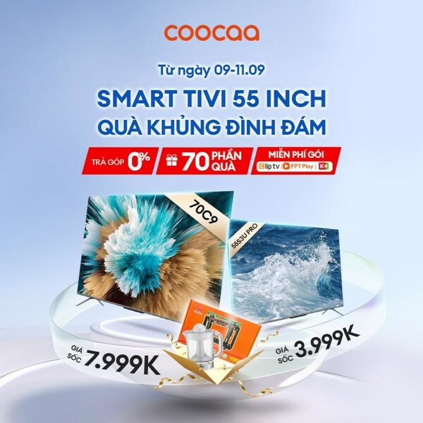 Bigger Screen, Lower Price –Technology brand coocaa make “Top Tech Meets Life”