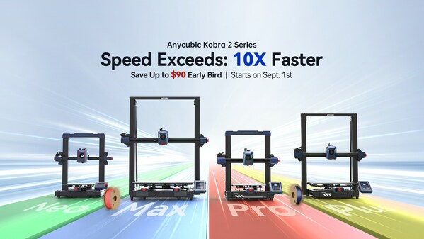 Revolutionizing 3D Printing Speed: Anycubic Unveils the Kobra 2 Series