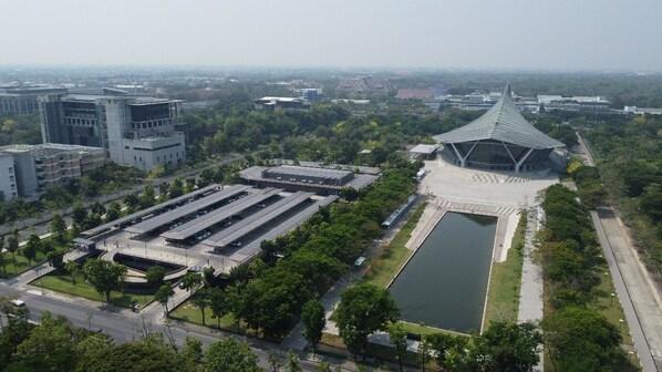 Aerial view of Mahidol University
