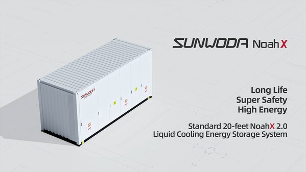 Sunwoda Energy Unveils 4.17MWh/5MWh Liquid Cooling BESS NoahX 2.0 at RE+2023