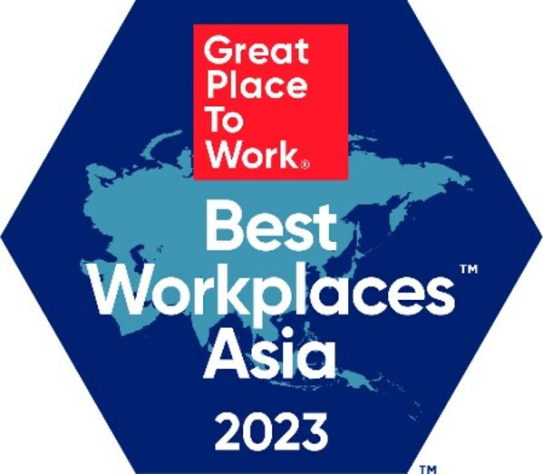 2023 9th Best Workplaces in Asia™ GPTW, Surveyed in 15 Countries, 2400 Companies, Total of 5.9 million Participants