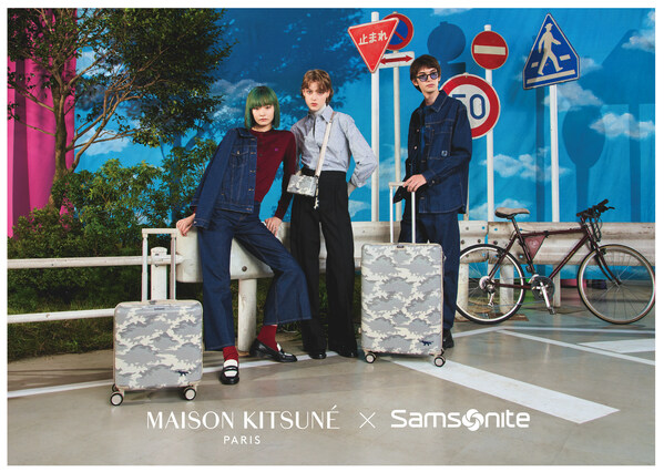 Maison Kitsuné x Samsonite旅への欲望をスタイリッシュに表現したエクスクルーシブなコレクションを発売