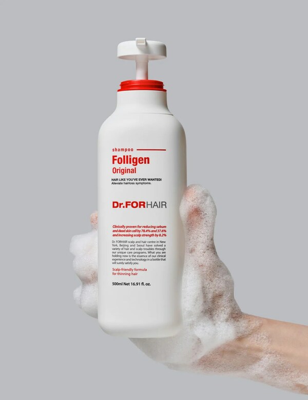 Dr.FORHAIR launches best-selling Folligen Original Shampoo in 50 U.S. stores.