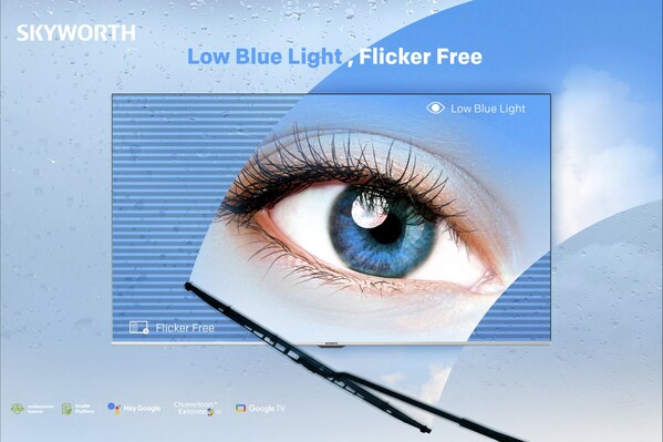 SKYWORTH EYE CARE Technology——Flicker Free & Low Blue Light