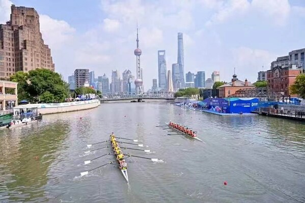 The 2023 Head of Shanghai River Regatta Held along the Suzhou Creek
